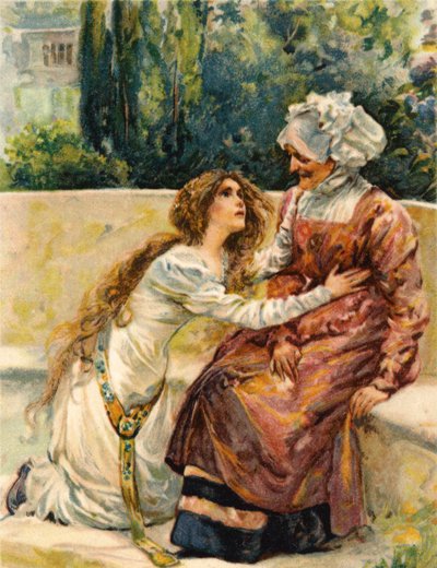 Juliet and the Nurse by English School